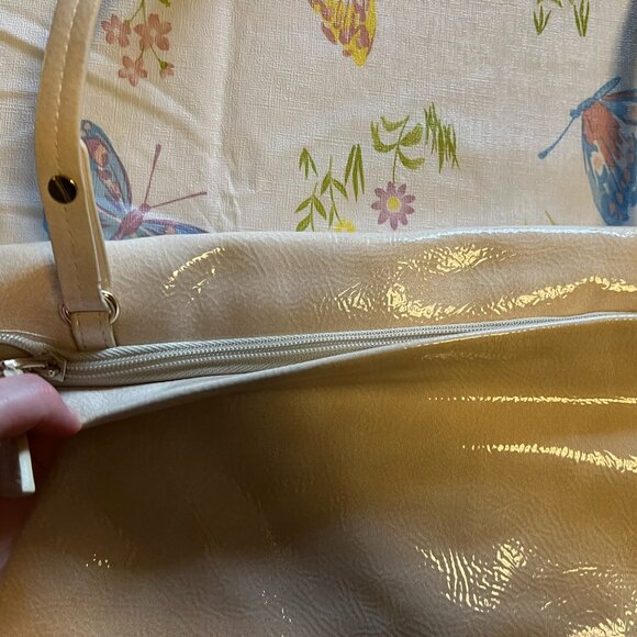 The Limited Cream Patent Shoulder or Crossbody Bag - Picture 6 of 6